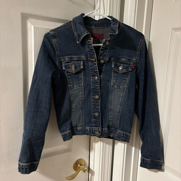 Solid Premium Jeans Jackets & Blazers - VTG Solid Premium Jeans Classic Edgy Casual Denim Jacket Size Small Cotton